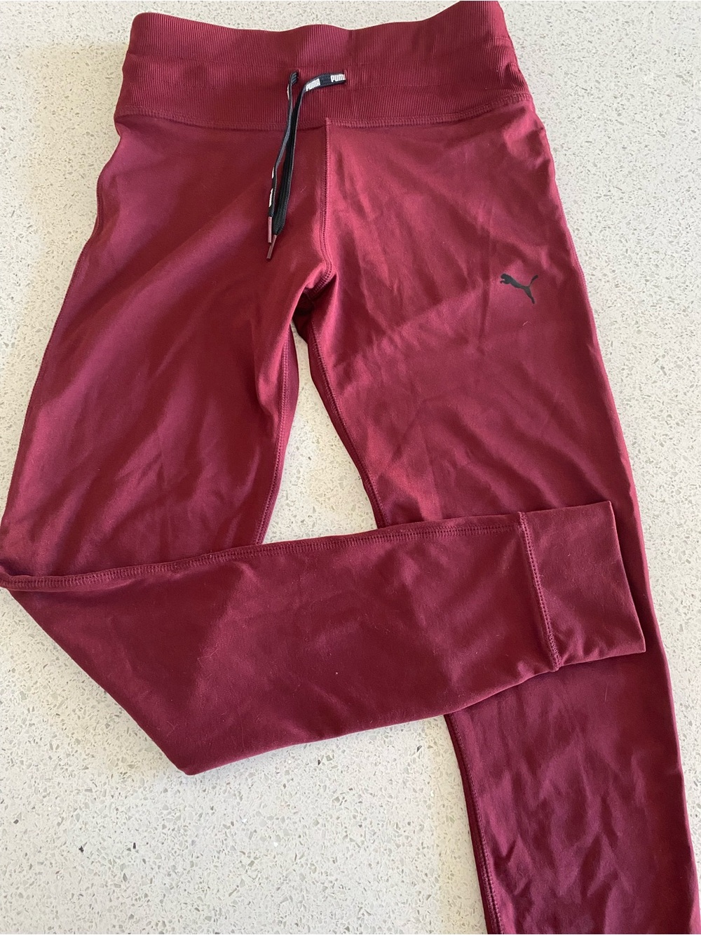 Puma Burgundy Womens' Athletic Leggings